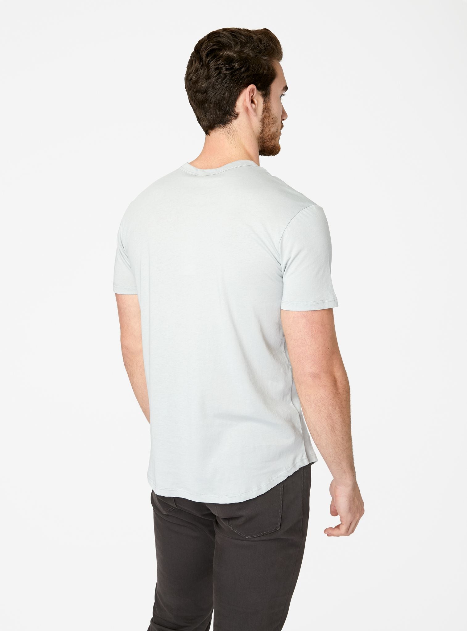 Curved Supima- t-shirt