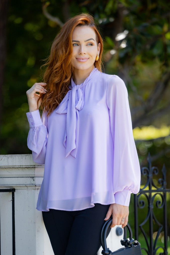 Bows with the flow- blouse